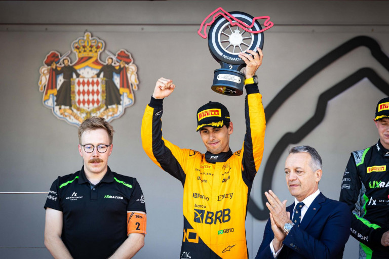 Bortoleto on a roll with F2 podium in Monaco | Invicta Racing